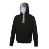 Varsity hoodie Jet Black/Arctic White