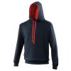 Varsity hoodie New French Navy/Fire Red