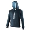 Varsity hoodie New French Navy/Sky Blue