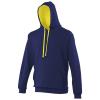 Varsity hoodie Oxford Navy/Sun Yellow