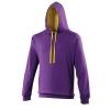 Varsity hoodie Purple/Sun Yellow