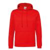 Sports polyester hoodie Fire Red