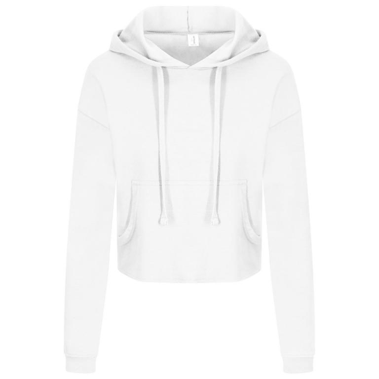 Women's cropped hoodie Arctic White