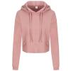 Women's cropped hoodie Dusty Pink