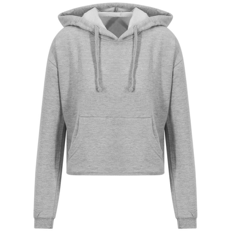 Women's cropped hoodie Heather Grey