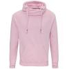 Cross neck hoodie Baby Pink