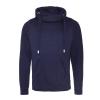 Cross neck hoodie Oxford Navy