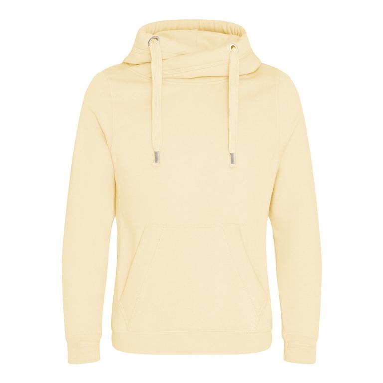 Cross neck hoodie Vanilla Milkshake