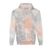 Tie dye hoodie Grey Pink Marble