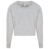 Women's cropped sweat Heather Grey