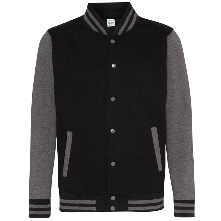 Varsity jacket Jet Black/Charcoal