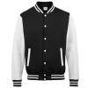 Varsity jacket Jet Black/Heather Grey