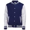 Varsity jacket Oxford Navy/Heather Grey