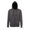 Varsity zoodie Charcoal/Jet Black