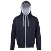 Varsity zoodie New French Navy/Heather Grey