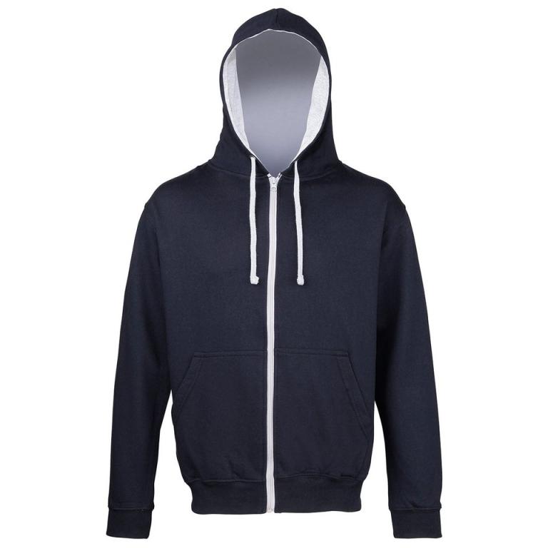 Varsity zoodie New French Navy/Heather Grey