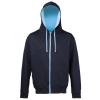 Varsity zoodie New French Navy/Sky Blue