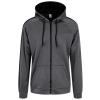 Sports polyester zoodie Steel Grey/Jet Black