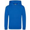 Kids sports polyester hoodie Royal Blue