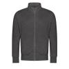 Campus full-zip sweatshirt Charcoal