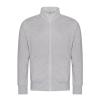 Campus full-zip sweatshirt Heather Grey