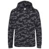 Kids camo hoodie Black Camo