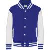 Kids varsity jacket Royal Blue/White