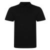 Triblend polo Solid Black