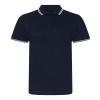 Stretch tipped polo Navy/White