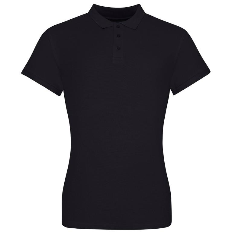 The 100 women's polo Deep Black