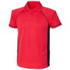 Panel performance polo Red/Black/Black