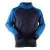 Panelled sports hoodie Navy/Royal/White