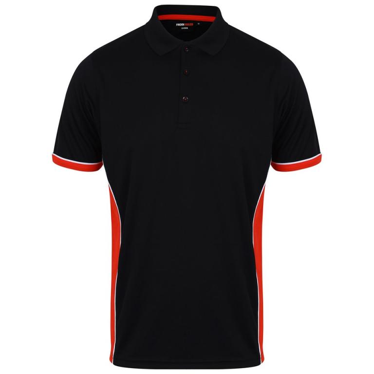 Panel polo Black/Red/White