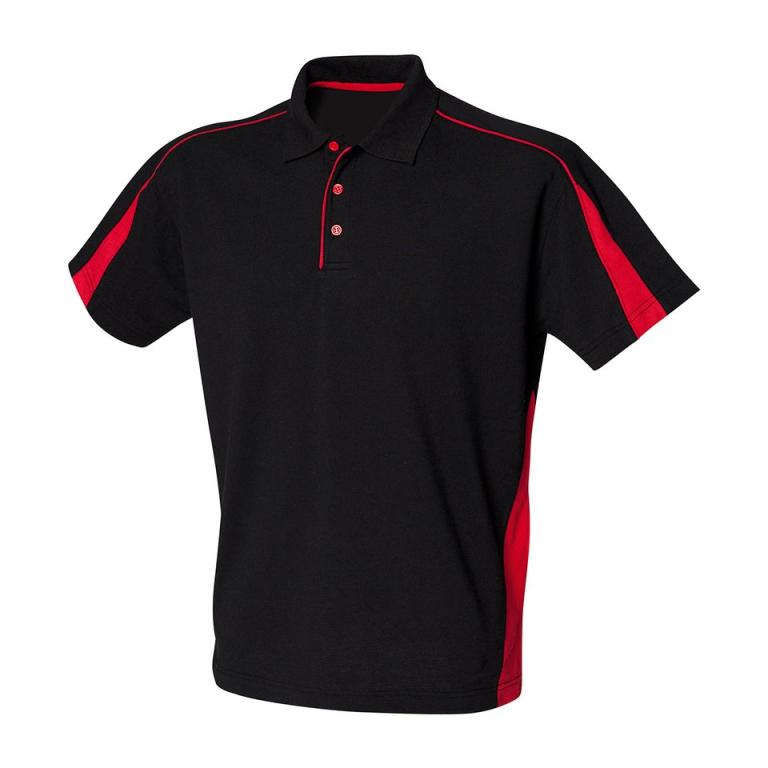 Club polo Black/Red