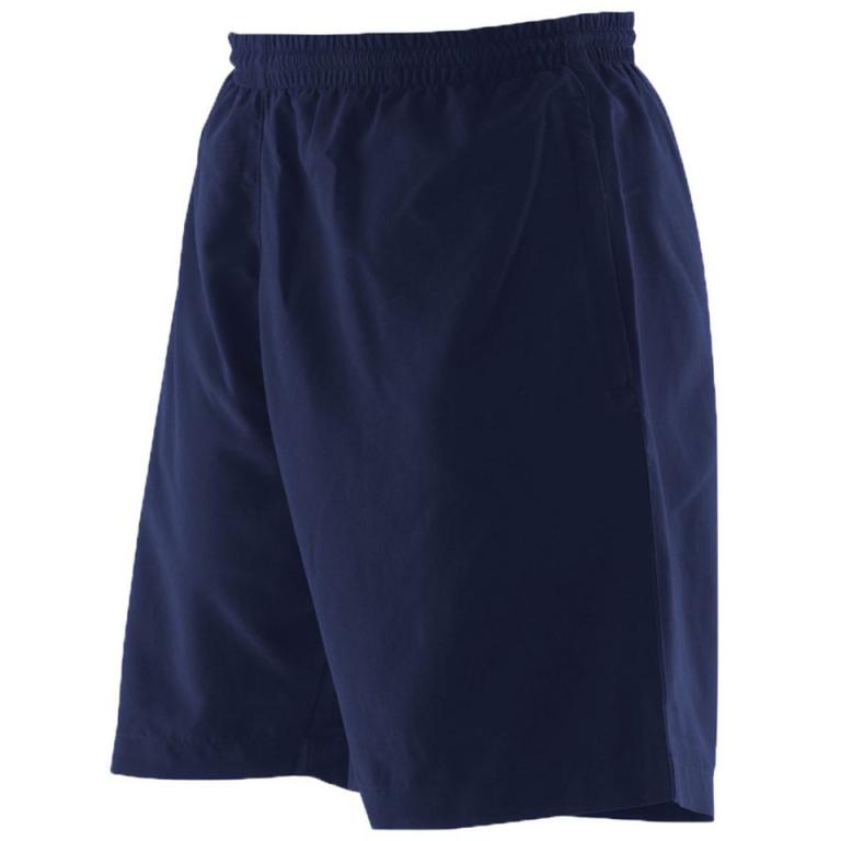 Women's microfibre shorts Navy