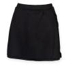 Women's skort with wicking finish Black