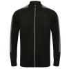 Knitted tracksuit top Black/Gunmetal Grey