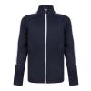 Kids knitted tracksuit top Navy/White