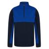 Kids ¼-tracksuit top Navy/Royal