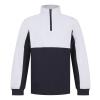 Kids ¼-tracksuit top Navy/White