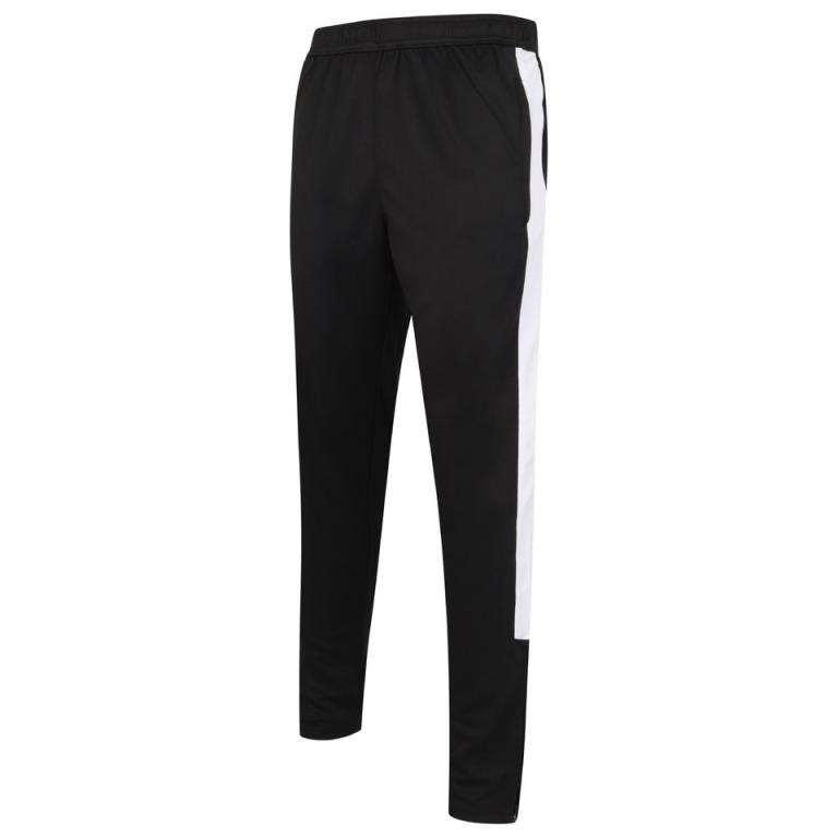 Knitted tracksuit pants Black/White