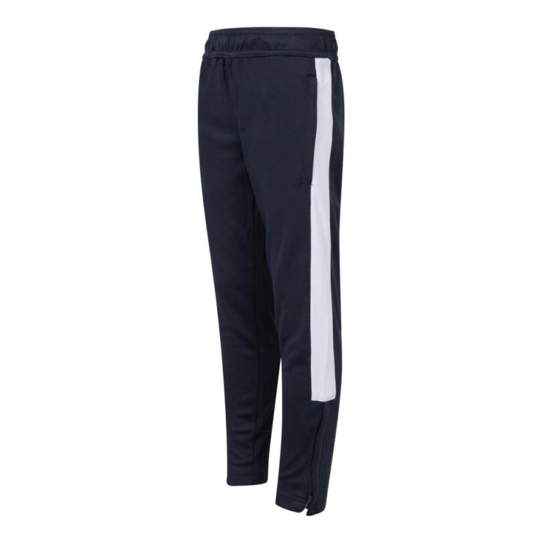 Kids knitted tracksuit pants Navy/White