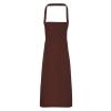 100% Organic Cotton Bib Apron Brown