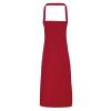 100% Organic Cotton Bib Apron Burgundy