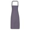 100% Organic Cotton Bib Apron Dark Grey