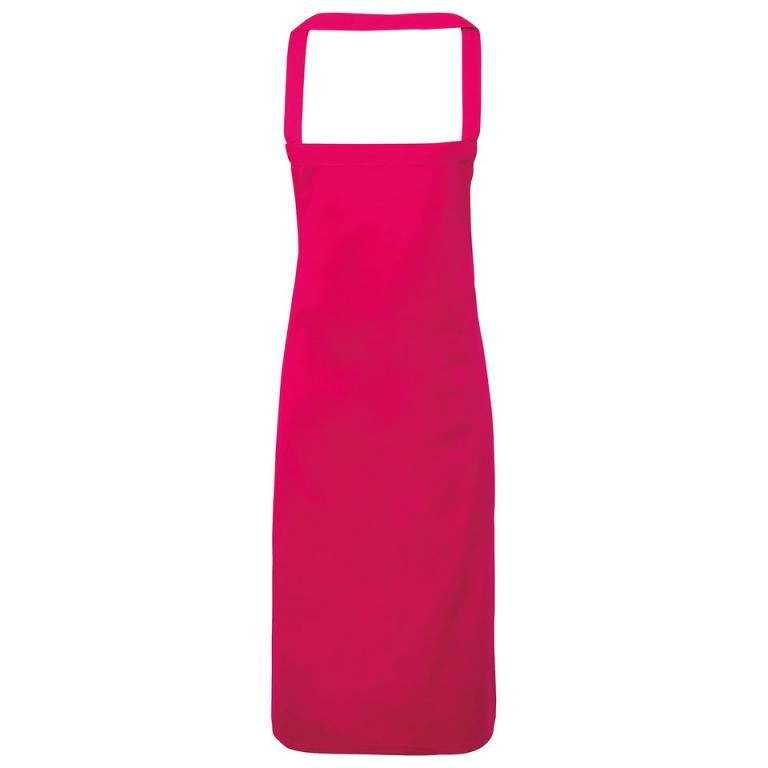 100% Organic Cotton Bib Apron Hot Pink