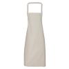 100% Organic Cotton Bib Apron Natural