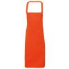 100% Organic Cotton Bib Apron Orange