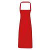 100% Organic Cotton Bib Apron Red