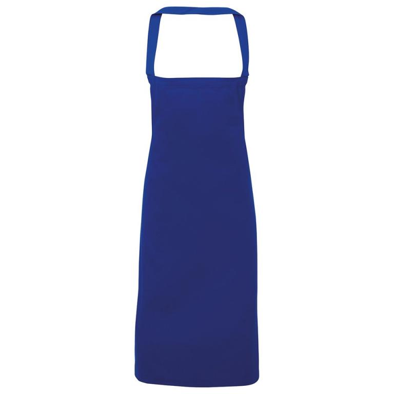 100% Organic Cotton Bib Apron Royal